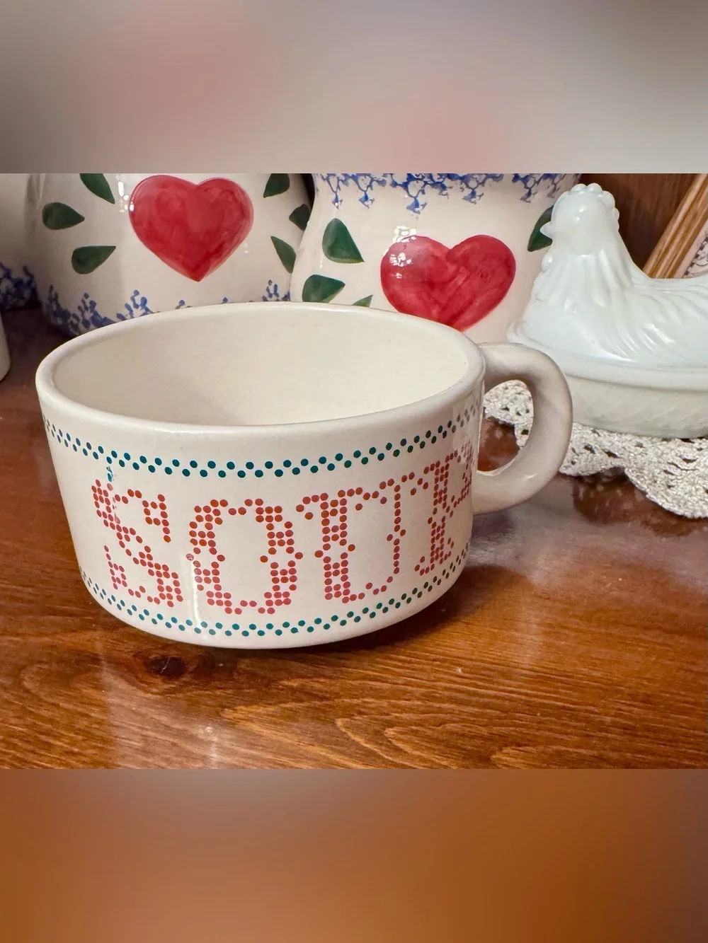Vintage 1970’s SOUP mug